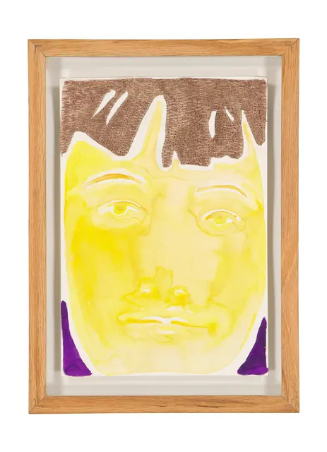 Tendres Boutons 3, 2024. Aquarelle et broderie sur papier Arches. Margaux Derhy