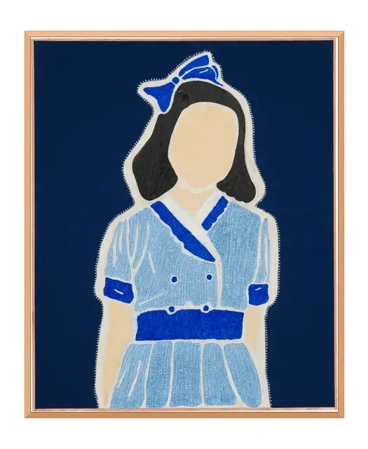 Studio Mogador 1947 - Éveil 4, 2025. Broderie et peinture sur soie. Margaux Derhy
