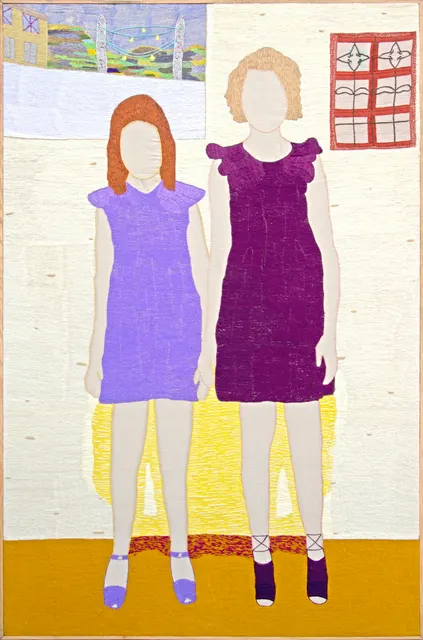 Déja magicienne, 2024. Broderie à la main sur lin. Margaux Derhy